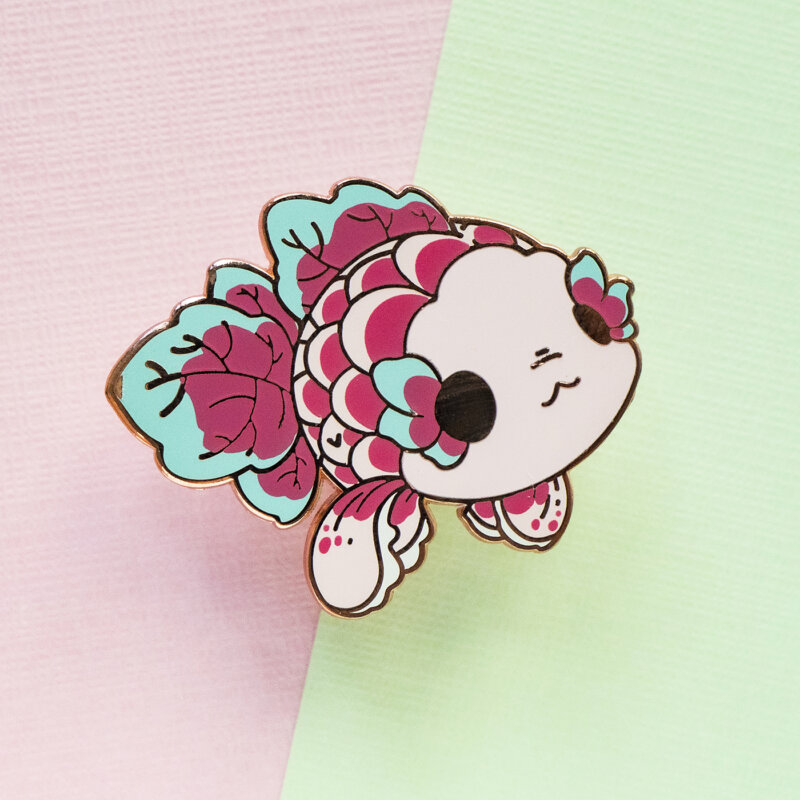 Red Dead-Nettle Fish Pin