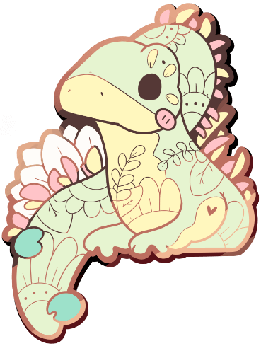 Chinese Water Dragon enamel pin | Evy Benita